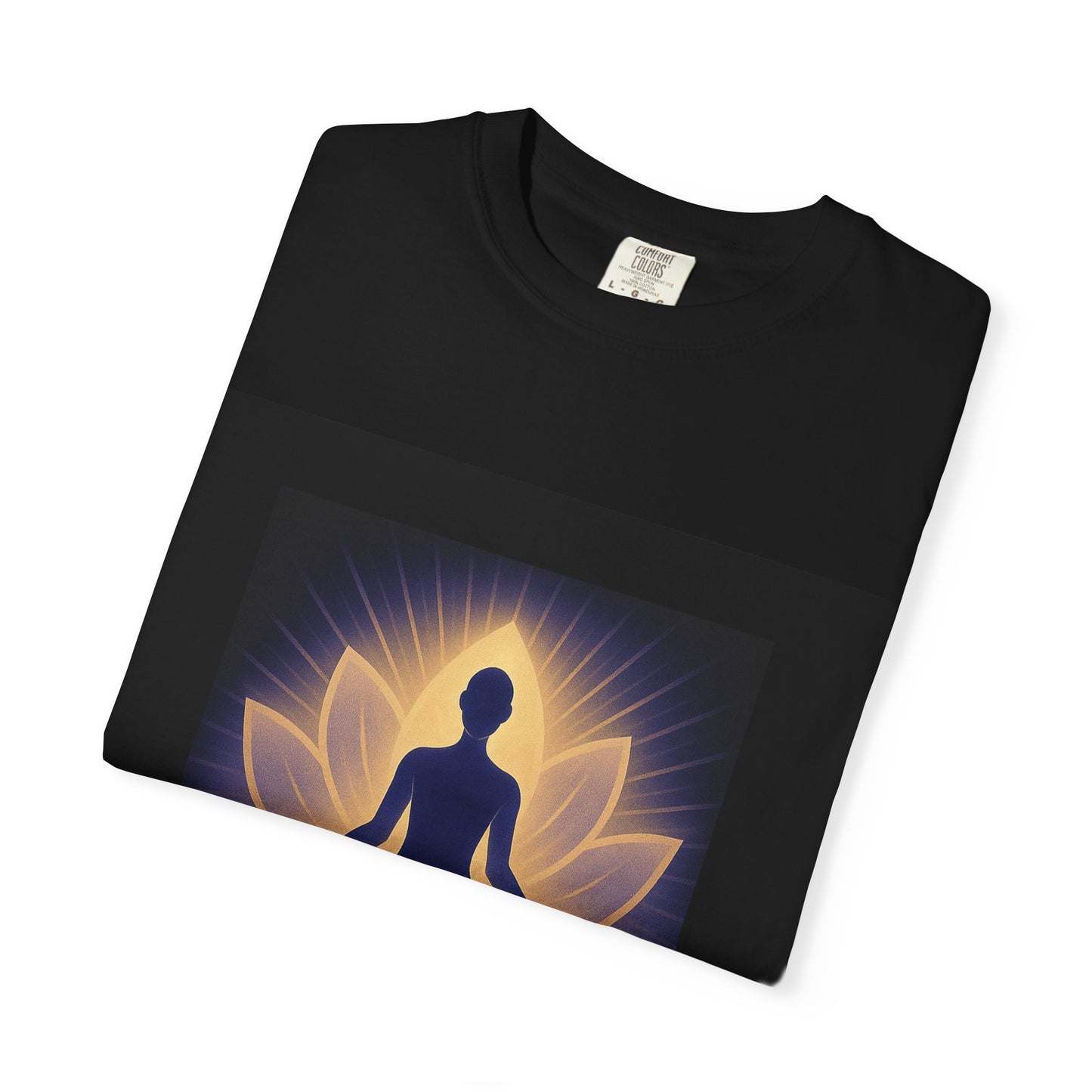 Zen Meditation T-Shirt | Find Your Zen, Radiate Your Light | Unisex Spiritual Tee for Mindfulness, Yoga, Gifts