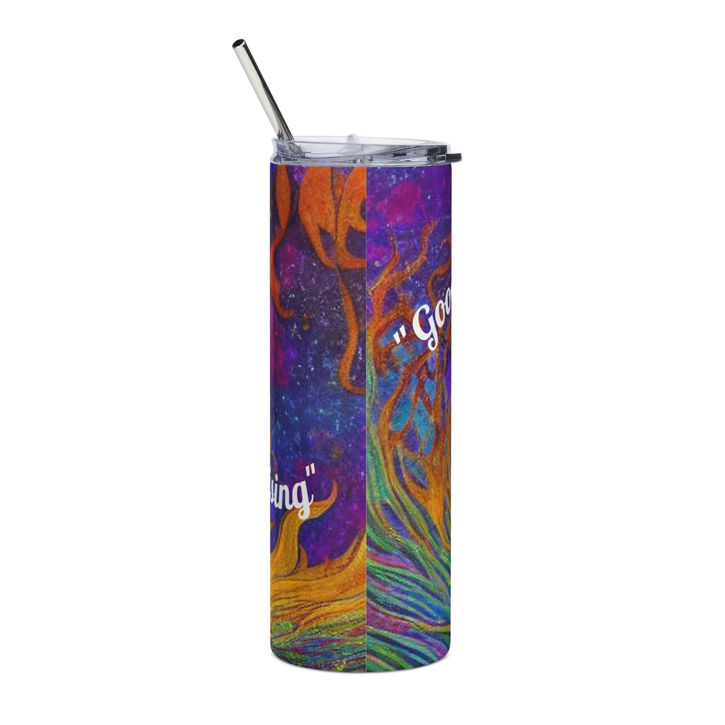 Tumbler - Good Vibes Only, Always Rising - Stainless Steel 20oz