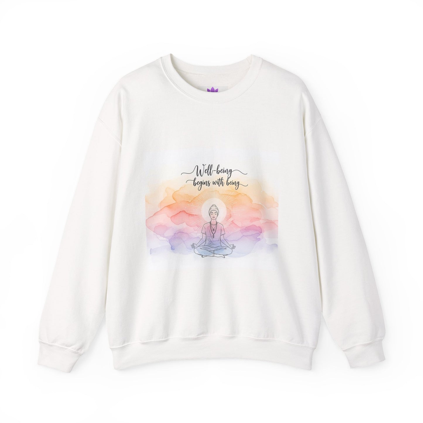 Mindfulness Unisex Sweatshirt - 'Well-being begins with being'