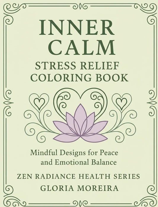Book2 - Inner Calm - Stress Relief Coloring Book Digital Download